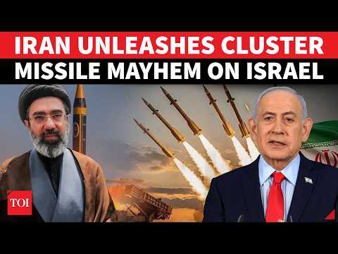 Iran Unleashes Cluster Missile Warheads On Central Israel Bomblets Cause Mayhem WATCH