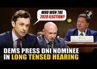  MUST WATCH Democrats Press Trump S DNI Nominee Jay Clayton On Election Security Questions For 2 Hr