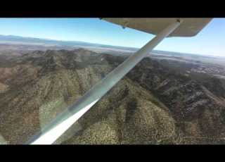 Flight Around The Ortiz Mtns