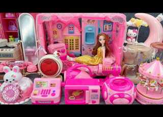  21 Minutes Satisfying With Unboxing Barbie Princess Pink Kitchen Rock Bed Play Set Review Toys ASMR