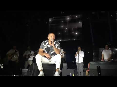 عمرو دياب لايف عظمه يومينهم أنا مش هضعف لو كان يرضيك كان طيب معاك بجد ايام وبنعشها يهمك ف اي