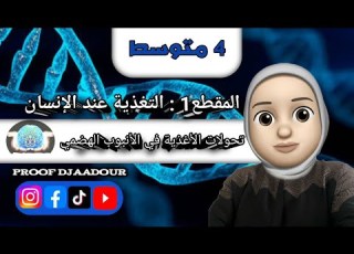  تحولات الأغذية في الأنبوب الهضمي