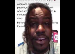 Akon Gets Robbed At Gas Station