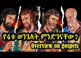  ስለ ዐራቱ ወንጌላት ሚገርም ነገር ተመልከቱ Overview On Gospels