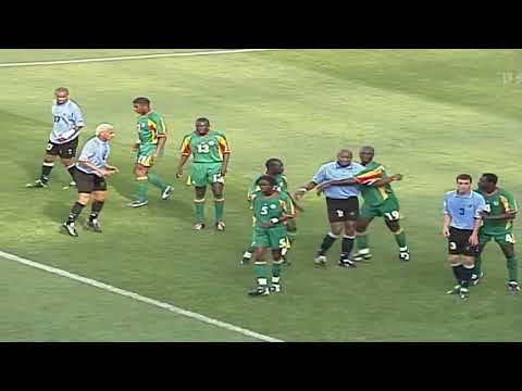 أهداف مباراة السنغال 3 3 أوروغواي دور المجموعات كأس العالم 2002 تعليق عربي بجودة FHD