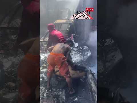 محافظ القاهرة جار أعمال التبريد ولجنة هندسية لبيان تأثر العقارات المجاورة من حريق مخزن منشأة ناصر