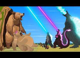  Rescue All Godzilla Kong Titans Including Godzilla Earth Escape From Bear Evolution