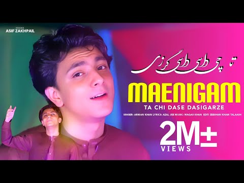 Arman Khan New Pashto Song 2023 Maenigam Ta Chi Dase Dase Garze Talaash Records Afghani Song