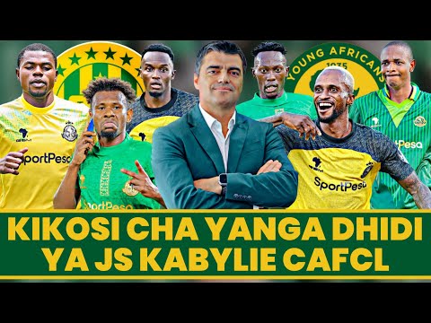 Mabadiliko Kikosi Cha Yanga Dhidi Ya Js Kabylie Mechi Ya Makundi Ligi Ya Mabingwa Afrika 2025 2026