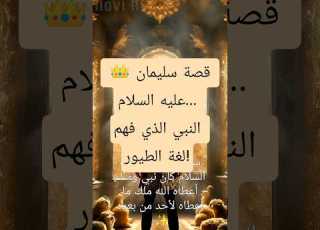 قصة سليمان عليه السلام النبي الذي فهم لغة الطيور