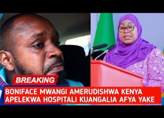MWANAHARAKATI WA KENYA BONIFACE MWANGI AMEACHIWA HURU BAADA YA KUSHIKILIWA KWA SIKU 3 TANZANIA