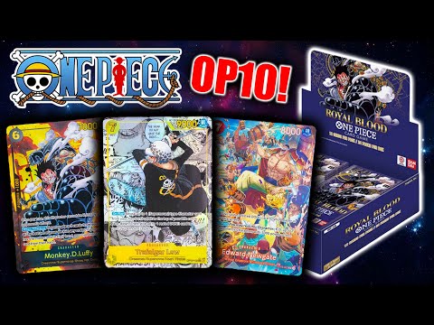 One Piece Card Game OP10 Royal Blood Booster Box Opening
