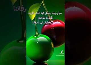  سيأتي ي وم يحمل فيه القد ر ط رود الأحلام الم ؤجلة لتنهمر بغزارة على ش رفاتنا