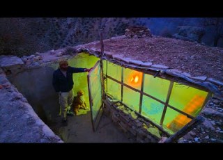  Renovating An Old Water Tank And Turning It Into A Warm And Cozy Shelter