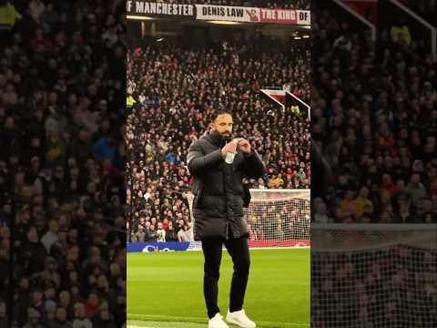Ruben Amorim Chant Ring Out Around Old Trafford Crowd Chanting