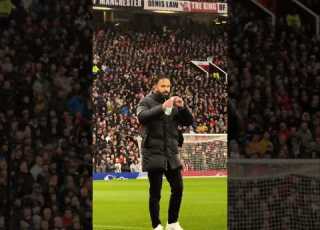  Ruben Amorim Chant Ring Out Around Old Trafford Crowd Chanting
