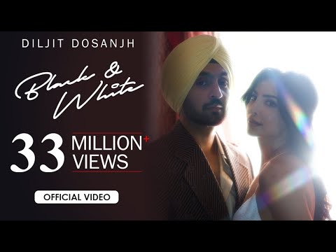 DILJIT DOSANJH Black White Official Music Video MoonChild Era Intense Raj Ranjodh