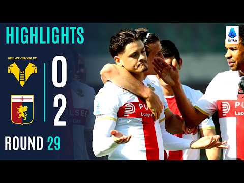 VERONA GENOA 0 2 HIGHLIGHTS Vitinha And Ostigard Sink Verona SERIE A 2025 26