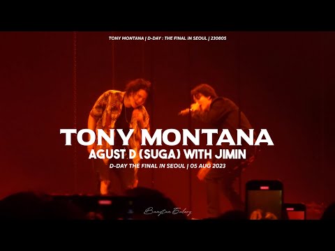 ENG FULL LIVE Suga With Jimin Special Guest TONY MONTANA D DAY The Final In Seoul 230805
