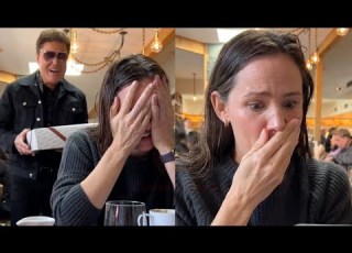  Jennifer Garner Surprised By Crush Donny Osmond For 50th Birthday