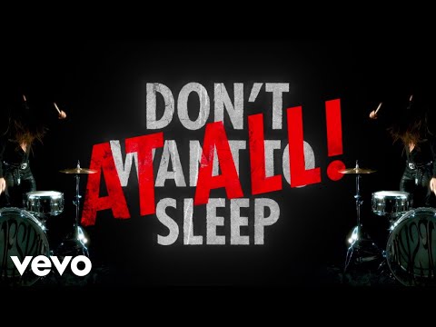 Måneskin DON T WANNA SLEEP Lyric Video