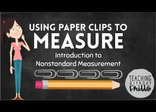  Introduction To Nonstandard Measurement For Kids Using Paper Clips To Measure