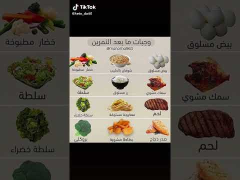 أفضل الوجبات بعد التمارين الرياضية