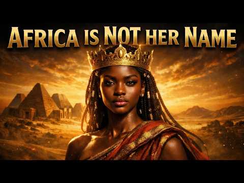 They Lied To You Africa Is Not The Real Name Of This Land