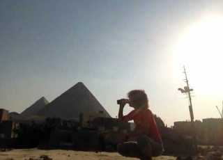  Drink At Once In Front Of The PYRAMID Nazlet El Samman