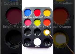 40 Colors Making From 4 Primary Colors Colormixing Satisfying Painting Mixingcolors