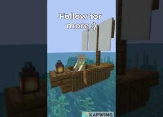 Mini Boat Build For Your Minecraft World
