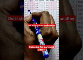 Neet 2023 How To Shade OMR Sheet Correctly Do S Don Ts Shorts Viral Neet