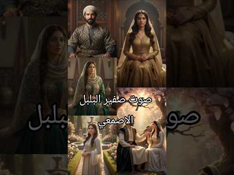 صوت صفير البلبل قصيدة الاصمعي بحلة جديدة تصميم مستر عربيات ادب شعر فصحى قديم ذكاء اصطناعي