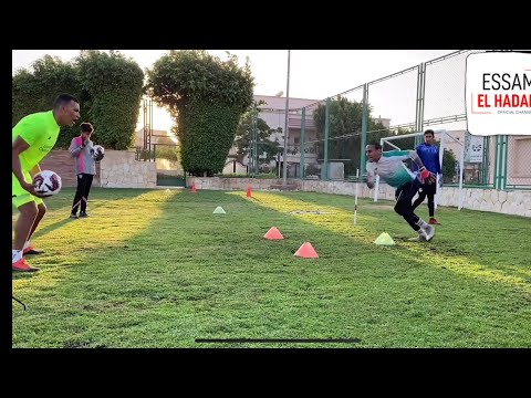 هوبا رجعنا ليكم اقوي تدريبات حراس المرمي لعصام الحضري واحمد حمدي