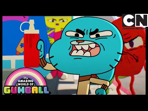 Gumball S Got Ketchup And He S Not Afraid To Use It The Nobody Gumball Cartoon Network