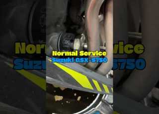 Oil Filter Change Suzuki GSX S750 Premiumsportcycles Service Asmr Gsxs Youtube Shorts