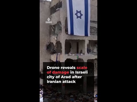 Drone Reveals Extent Of Iranian Missile Damage In Israeli City Of Arad AJ Shorts