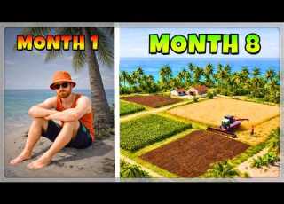  I Spent 8 Months Turning A Deserted Island Into A Farm FS25 Survival Supercut Ep 1 10