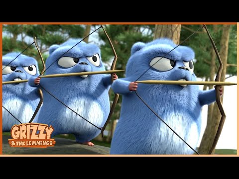 Lemming Hoods Grizzy The Lemmings 35 Compilation Cartoon For Kids