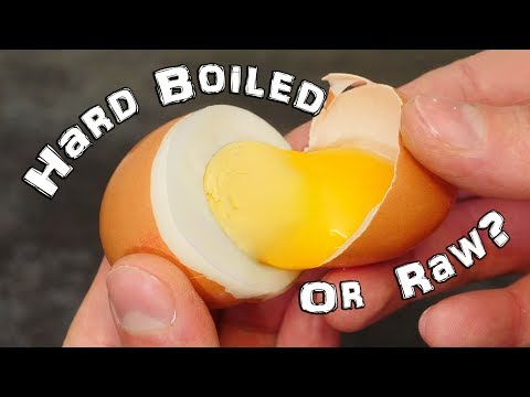 Hard Boiled Or Raw Egg How To Tell Life Hack