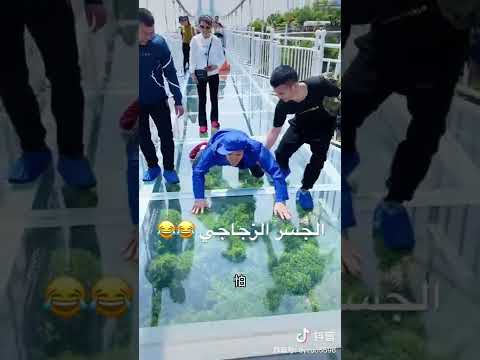 مواقف مضحكة الجسر الزجاجي في الصين China Glass Bridge