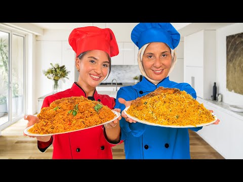 تحدي الطبخ مع سارة و امها