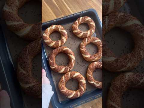 Evde Tam ölçü Sokak Simidi Tarifi Yorumda Simittarifi Bagelrecipe Simit Recipe Is In Comment