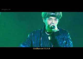  BTS Tear Live Lyrics Effects