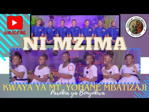 NI MZIMA II A B CHUNDU II KWAYA YA MT YOHANE MBATIZAJI BONYOKWA Official 4K Music Video