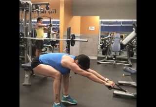 زیر بغل سیم کش از پایین