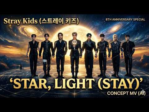 Stray Kids 스트레이 키즈 STAR LIGHT STAY 8th Anniversary Special Concept FMV AI