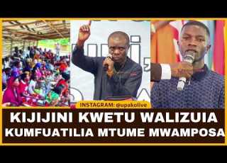 ALIYETOKA MSUMBIJI AFUNGUKA KIJIJINI KWETU WALIZUIA KUMFUATILIA MTUME NASASA WANAJAZANA TV KWANGU