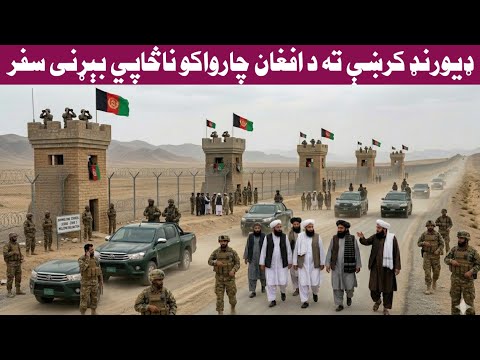 پاکستان لخوا پوستو نيولو وروسته ډيورنډ کرښې ته افغان چارواکي او ځواکونه ورسېدل
