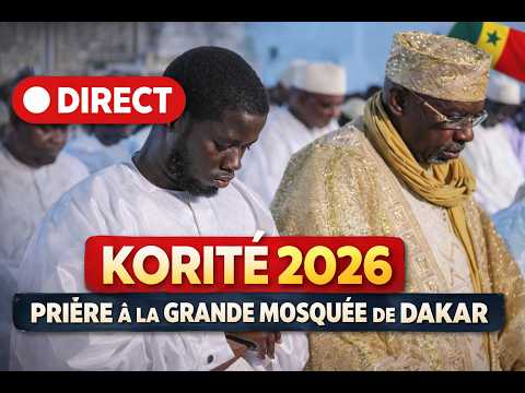 DIRECT Korité 2026 La Prière Du Président Diomaye à La Grande Mosquée De Dakar